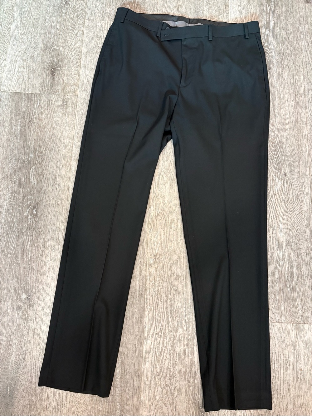 Calvin Klein Men's Black Dress Pants - Slim Tailored Fit